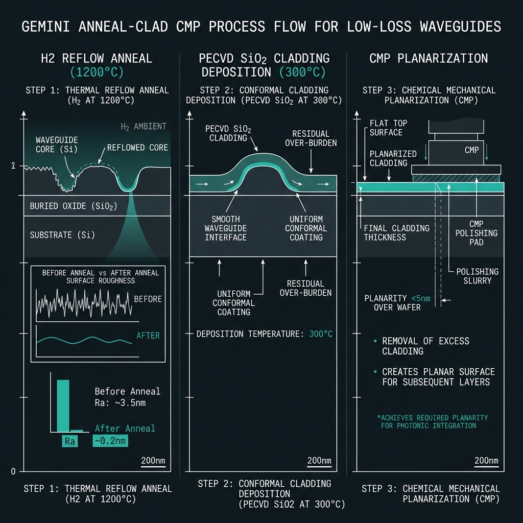 GEMINI Anneal, clad & CMP — dual-rail path qubit, d=2, — comb