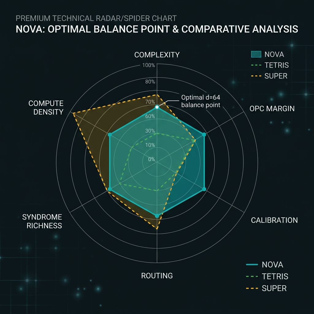 NOVA optimal balance radar chart