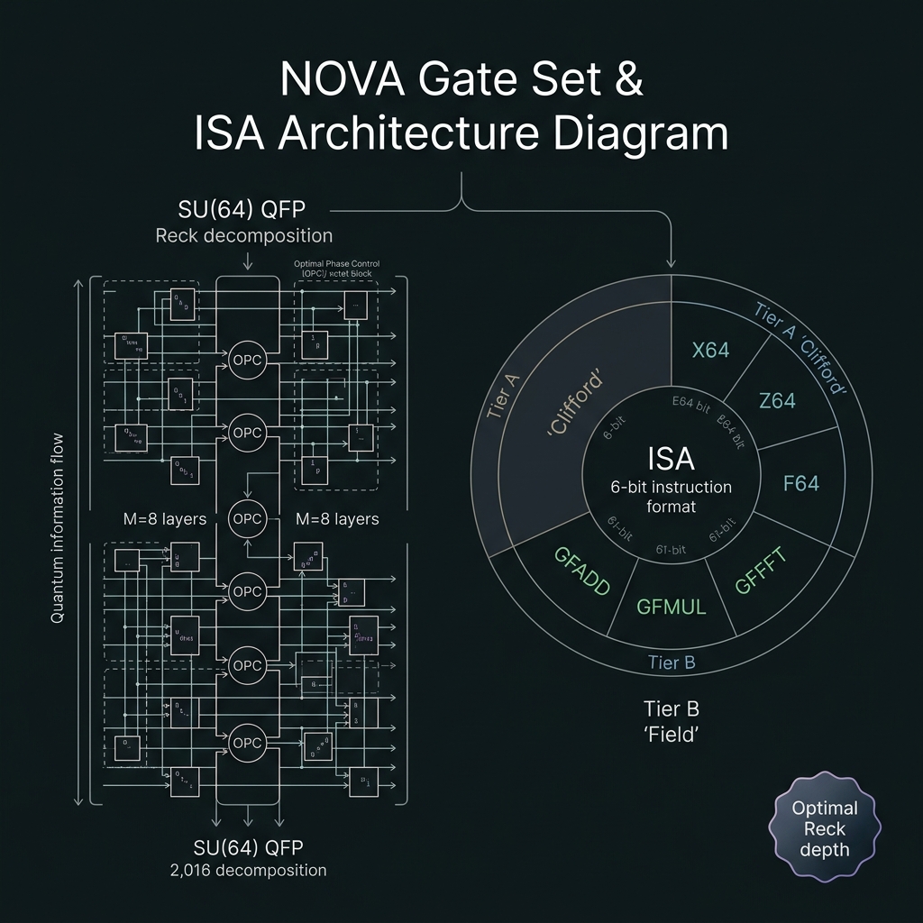 NOVA gate set and ISA wheel