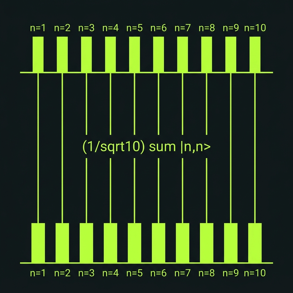 Maximally entangled two-decit state across frequency bins